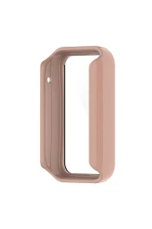 Xiaomi Mi Band 7 Pro Ile Uyumlu Sert Pc Kasa Koruma Watch 5 Ile Uyumlu Gard Çerçeve Rosegold thumbnail 1