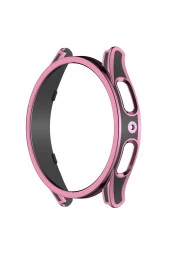 Galaxy Watch 5 Ile Uyumlu 40mm Sert Pc Kasa Koruma Watch 5 Ile Uyumlu Gard Çerçeve Pink-black thumbnail 4