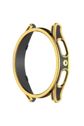 Galaxy Watch 5 Ile Uyumlu 40mm Sert Pc Kasa Koruma Watch 5 Ile Uyumlu Gard Çerçeve Yellow-black thumbnail 4