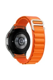 Galaxy Watch Active 2 Ile Uyumlu 42mm Kordon Kumaş Kaliteli Yedek Saat Kordonu Çift Katmanlı Kayış thumbnail 1