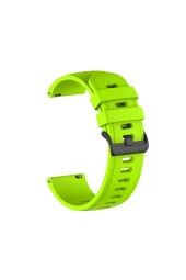 Gear S2 (sm-r720) Ile Uyumlu Kordon Solid Color Spor Kayış Termoplastik Ent Kaliteli Fıstık Yeşil thumbnail 1