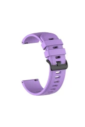 Gear S2 (sm-r720) Ile Uyumlu Kordon Solid Color Spor Kayış Termoplastik Ent Kaliteli Lila thumbnail 1