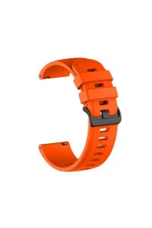 Galaxy Watch 3 Ile Uyumlu Kordon (45mm) Solid Color Spor Kayış Termoplastik Ent Kaliteli Portakal - 1