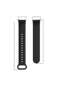 Xiaomi Redmi Smart Band Pro Ile Uyumlu Saat Kayışı Ent Kaliteli Spor Saat Termoplastik Siyah thumbnail 2