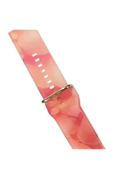 Xiaomi Mi Watch Color Ile Uyumlu Kayış Renkli Desenli Erstwhile Kordon Gül thumbnail 4