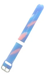 Xiaomi Mi Watch Color Ile Uyumlu Kayış Renkli Desenli Erstwhile Kordon Blue Sky thumbnail 3