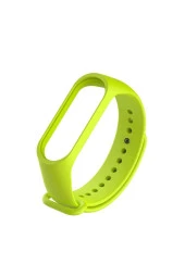 Xiaomi Mi Band 7 Ile Uyumlu Saat Kayışı Ent Kaliteli Spor Saat Termoplastik Kordon Fıstık Yeşil thumbnail 1
