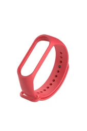 Xiaomi Mi Band 7 Ile Uyumlu Saat Kayışı Ent Kaliteli Spor Saat Termoplastik Kordon Kırmızı thumbnail 1