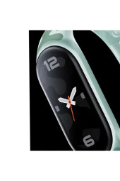 Xiaomi Mi Band 5 Uyumlu Kamuflaj Desenli Bucolic Solider Spor Saat Bileklik Kayışı Su Yeşil thumbnail 2