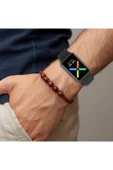 Oppo Watch Free Ile Uyumlu Silikon Tokalı Delikli Spor Silikon Kayış Haki thumbnail 4