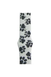 Watch 4 Ile Uyumlu Renkli White Black Cow Desenli 42-44mm Spor Kayış Kordon thumbnail 2