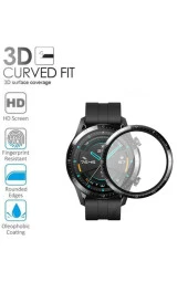 Huawei Watch Gt3 Pro 43mm Ile Uyumlu Tam Kapatan fiber Nano Ekran Koruma thumbnail 2
