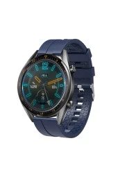 Huawei Watch Gt 3 Pro Ile Uyumlu 46mm Frontier Airlines 15 Kademeli Kayış Kordon Lacivert thumbnail 5