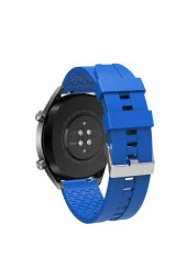 Huawei Watch Gt 3 Pro Ile Uyumlu 46mm Frontier Airlines 15 Kademeli Kayış Kordon Saks Mavisi thumbnail 3