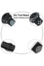 Huawei Watch Gt 3 Pro Ile Uyumlu 46mm Delikli Spor Kayış Gümüş-gri thumbnail 4