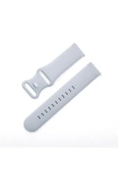 Apple Watch 4 Ile Uyumlu Kayış Yumuşak Çift Tokalı 38-40mm Termoplastik Kordon Gri thumbnail 4