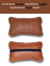 Seat Ibiza 6K 1993-2002 Oto Koltuk Taba Renk Boyun Yastığı 2 Adet - 1