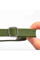 Xiaomi Mi Band 3  Uyumlu Mixed Hasır Örme Kordon Kayış Denim thumbnail 2