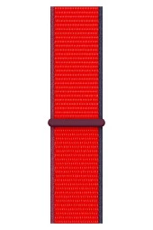 Apple Watch 38mm Uyumlu Kayış Spor Loop Kordon Carnelian thumbnail 2