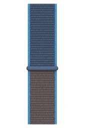 Apple Watch 44mm Uyumlu Kayış Spor Loop Kordon Kaya Mavi thumbnail 2