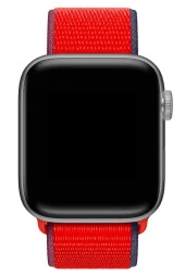 Apple Watch 40mm Uyumlu Kayış Spor Loop Kordon Carnelian thumbnail 3