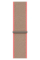 Apple Watch 44 mm Uyumlu Kayış Spor Loop Kordon Neon Kahve - 2