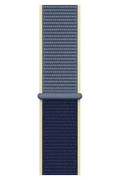 Apple Watch 40 mm Uyumlu Kayış Spor Loop Kordon Alaska Mavi thumbnail 2