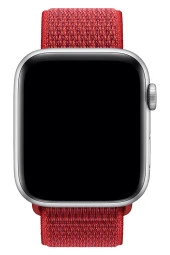 Apple Watch 40mm Uyumlu Kayış Spor Loop Kordon Kırmızı thumbnail 3