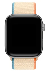 Apple Watch 40mm Uyumlu Kayış Spor Loop Kordon Moonstone thumbnail 3