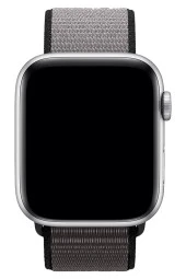 Apple Watch 44mm Uyumlu Kayış Spor Loop Kordon Demir Gri - 3