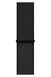 Apple Watch 38mm Uyumlu Kayış Spor Loop Kordon Kırçıllı Siyah - 2