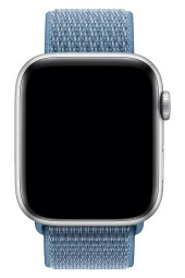 Apple Watch 38mm Uyumlu Kayış Spor Loop Kordon Pastel Mavi thumbnail 3