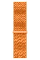 Apple Watch 42mm Uyumlu Kayış Spor Loop Kordon Turuncu thumbnail 2