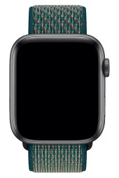 Apple Watch 42mm Uyumlu Kayış Spor Loop Kordon Hiper Yeşil - 3