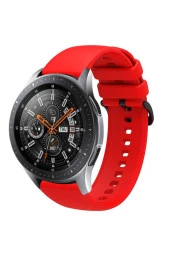 Galaxy Gear S3 Kayış Termoplastik Perforated Kordon Kırmızı thumbnail 1