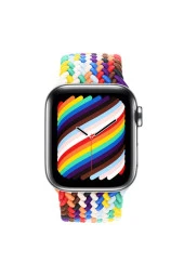 Apple Watch 38mm Rainbow Braid Medium Kordon 14cm thumbnail 2