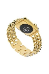 ???apple Watch 42mm Zincir Desenli Metal Kordon - 1