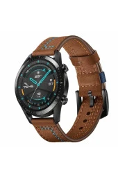 Galaxy Watch 42mmderi Kordon Kahverengi thumbnail 1