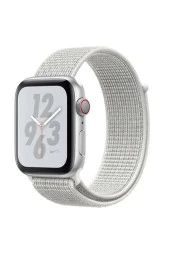 Apple Watch 42mm Bilekli Kumaş Kayış Kordon Summit Wihite - 1