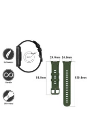 Huawei Watch Fit 2 Ile Uyumlu Saat Kayışı Uyumlu Spor Saat Kontrast Renkli Lagniappe Silikon Kordon thumbnail 3