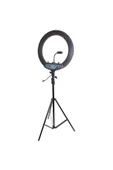 Youtuber Selfie Led Işıklı Hq-18 Halka 18 Inch Selfie/yayıncı/makyaj Işığı 210 Cm Tripod - 4