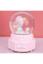 Işıklı Müzikli Mini Boy Kar Küresi No-23 - 1