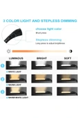 Led Kitap Okuma Işığı Bükülebilir Esnek Kitap Boyun Işığı Kollu Type-c Şarj Girişli Fh8 - 6