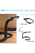 Led Kitap Okuma Işığı Bükülebilir Esnek Kitap Boyun Işığı Kollu Type-c Şarj Girişli Fh8 - 8