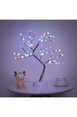 Led Lamba Bonsai Tasarım Mini Ağaç 2 Fonksiyon Bükülebilir kolay Dallar Dokunmatik LED Ağaç -M60LM- - 3