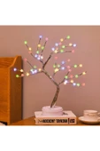 Led Lamba Bonsai Tasarım Mini Ağaç 2 Fonksiyon Bükülebilir kolay Dallar Dokunmatik LED Ağaç -M60LM- - 1