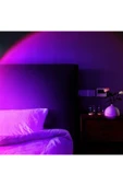 Rainbow Projeksiyon Masa Lambası Fotoğraf Çekimi Standlı Gökkuşağı Led Işık - 4
