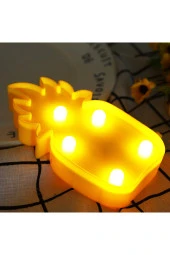 Ananas Dekoratif Mini 25cm Led Aydınlatma - 1