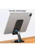 Ayarlanabilir Tablet /cep Telefonu Standı 360 Derece Dönebilen Alüminyum Masaüstü Telefon Tutucu thumbnail 2