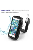 Motosiklet Telefon Tutucu Su Geçirmez Fermuarlı Kılıf Xl Boy 6.7 Inç Kadar Uyumlu thumbnail 5